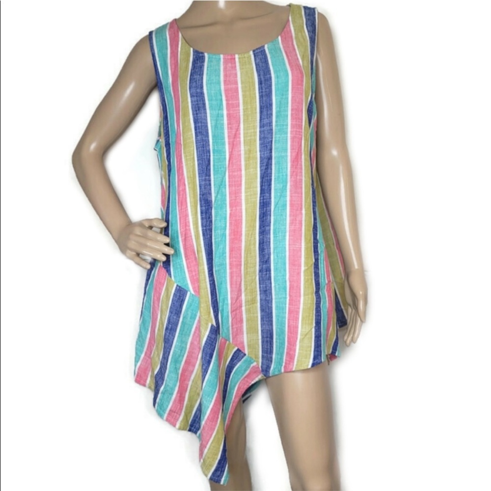 For Cynthia striped shirt in large. Brand new with tag.